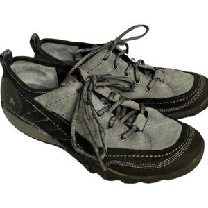 Merrell Mimosa Suede Lace Up Performance Shoes - Blue - 9